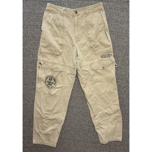90's Bugle Boy Men's All Weather MP-49.61/08 Carpenter Style Pants Khaki 32M